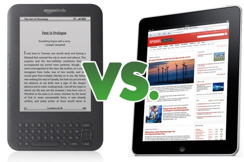 Amazon Kindle vs. Apple iPad