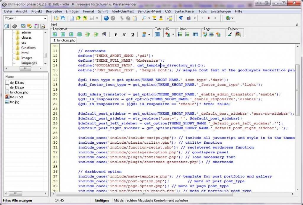 HTML Editor Kostenlos Liste Von HTML Editoren