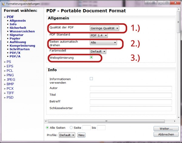 Mehrere In Eine PDF Umwandeln Anleitung