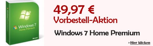 Windows-7 Vorbestellaktion