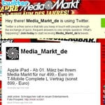Media Markt iPad