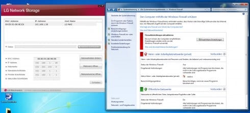NAS geblockt: Windows-Firewall