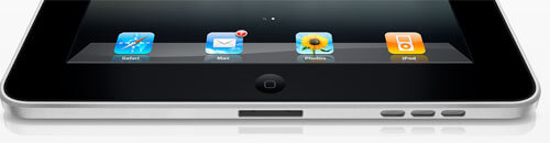 Apple iPad Tablet Unterseite