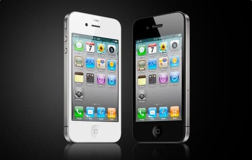 iPhone 4 schwarz und weiss