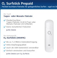 o2 Surfstick Prepaid