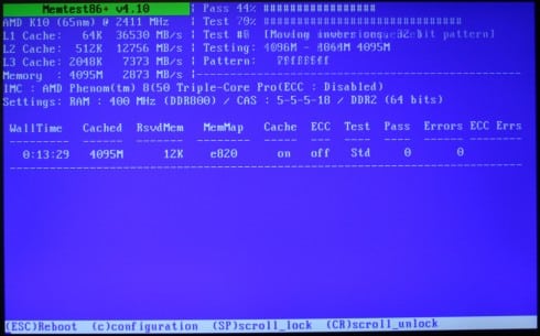 Memtest - RAM ohne Fehler
