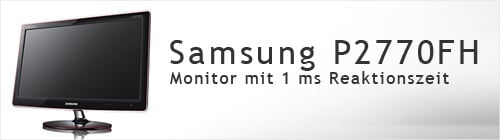 Samsung P2770FH Monitor