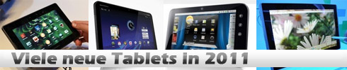 neue Tablets 2011
