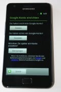 Google-Konto Anmeldung Galaxy S2