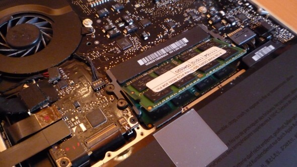 Macbook Pro RAM herausnehmen